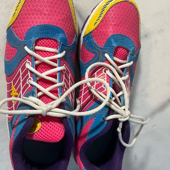 Athletech Retro Colorful Athletic Shoes Women's Size 7.5 Yellow Pink Blue - Picture 7 of 15